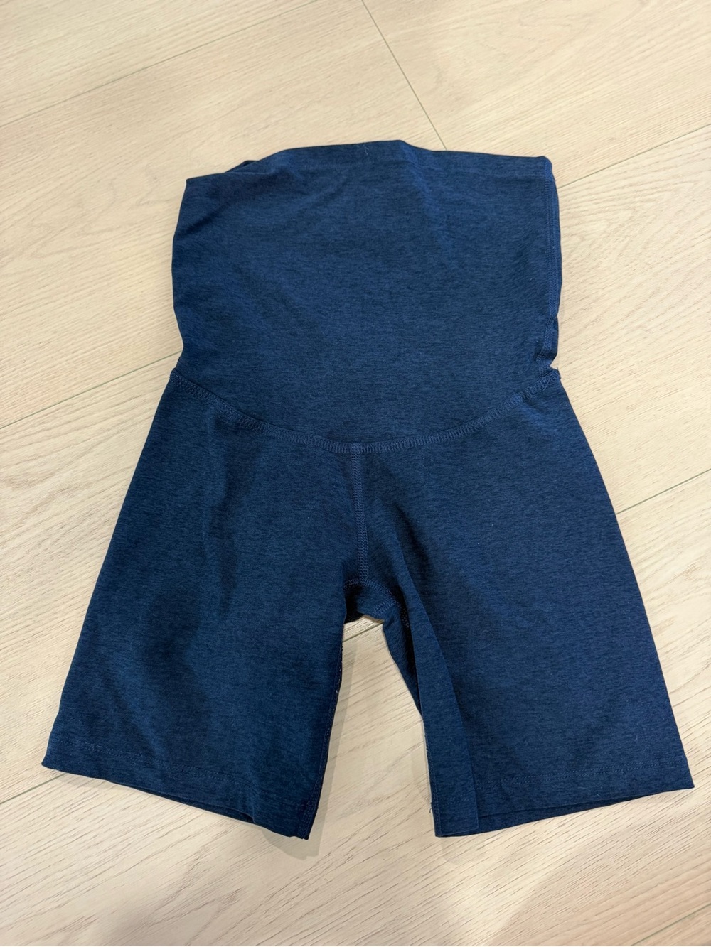Beyond the Bump Navy High-Waist Bike Shorts | XS